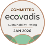 badge de certification "committed ecovadis sustainability rating jan 2026"