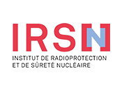 Visuel du logo de l'IRSN (institut de radioprotection et de sûreté nucléaire) de la page Nos partenaires